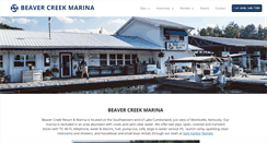 Desktop Screenshot of beavercreekmarina.com
